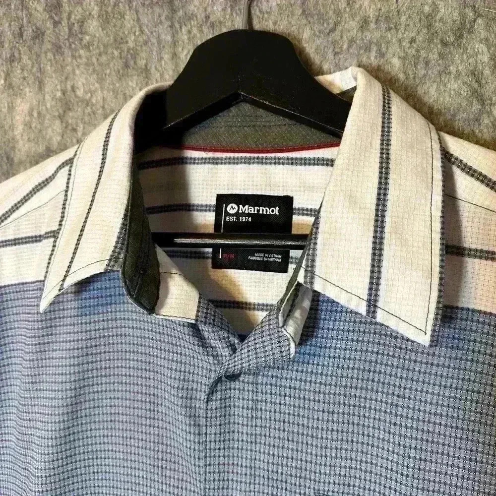 Marmot Syrocco Short Sleeve Pocket Button Down - Medium - Picture 4 of 9